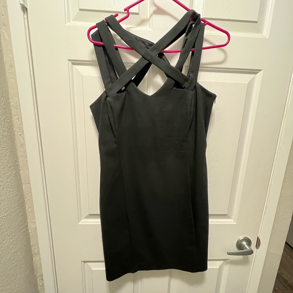 Black evening dress